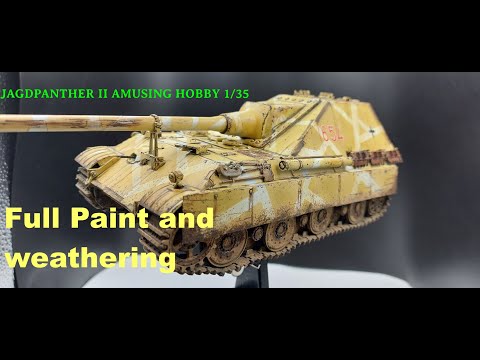 Jagdpanther II - 1/35 Amusing Hobby Full paint & Weathering