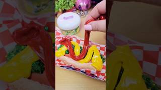 Hot Dog DIY Slime Kit from Slime Community #asmr #hotdog #diyslime