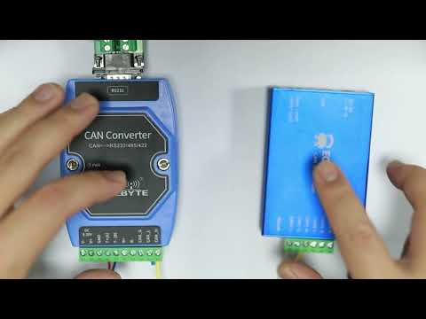 ECAN-401 high protection CAN to RS485/232/422 converter, gateway serial communication module