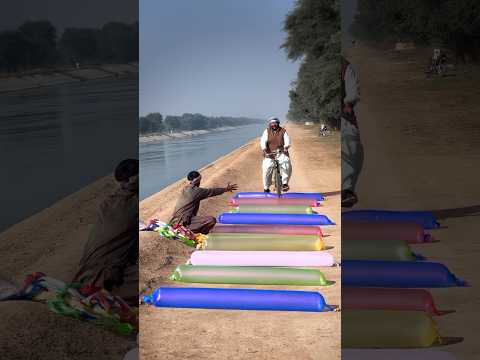 Gubare wala aur mota Cycle wala 3 🎈🎈🎈