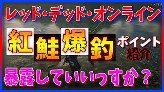 【RDR2】紅鮭（ベニザケ）爆釣ポイント暴露します グリッチいらないやんけ【レッドデッドオンライン】RDO Best Fishing Locations For Sockeye Salmon