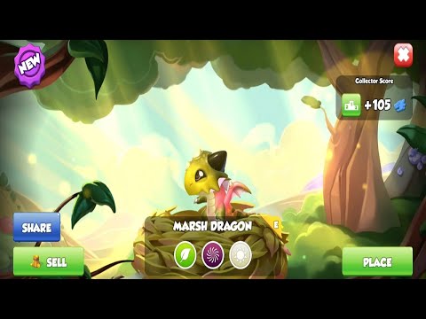 Hatched Marsh Dragon | Epic Dragon | Dragon Mania Legends