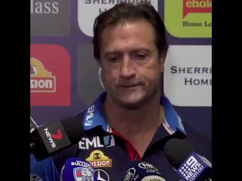 Luke Beveridge talks about Tom Boyd retiring