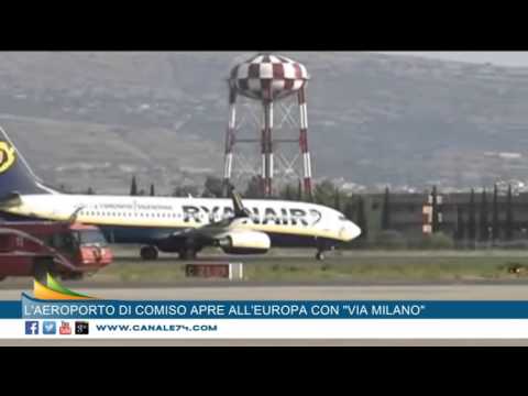 L'aeroporto di Comiso apre all'Europa con Via Milano