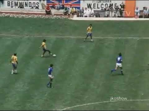 O 4º gol do Brasil, Carlos Alberto contra a Itália na final da Copa do Mundo de 1970. 🇧🇷⚽