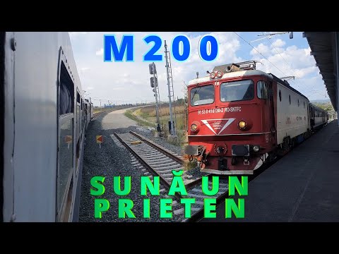 PĂULIȘ GHIOROC - Călătorie cu trenul CFR Călători R13705 pe M200 cu bunul meu prieten