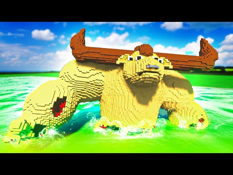 DOOM DOOM The Giant Monster gets Melted in a POOL of ACID!