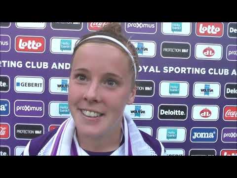 Laura Deloose na Linfield Ladies - RSC Anderlecht op 13.08.2019
