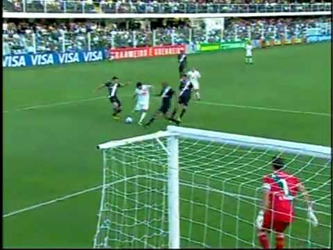Santos 4 x 0 Vasco Campeonato Brasileiro 2010 7 Rodada - Gols