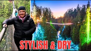 What I Wore in Rainy Vancouver! ☔️ Plus Christmas Magic at Whistler & Capilano