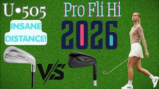 Titleist U•505 Golf Utility Iron vs Mizuno Pro Fli Hi Golf Utility Iron Review and Comparison