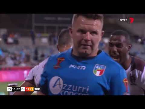 2017 Rugby League World Cup: Fiji v Italy Highlights