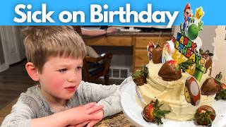 Simon Gets Sick on His Birthday
