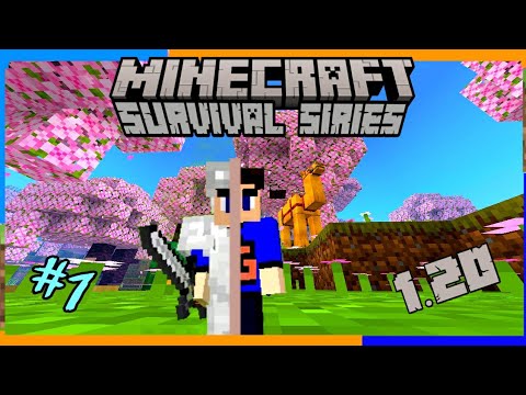 I Started A Survival Gameplay In 1.20👀 Minecraft Pocket Edition😱.