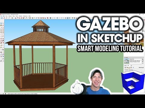 Modeling a GAZEBO in SketchUp - Smart Modeling Practices
