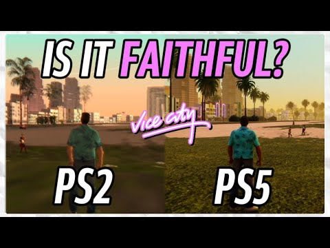 Vice City Definitive Edition “classic lighting” - Is it faithful to the PS2?