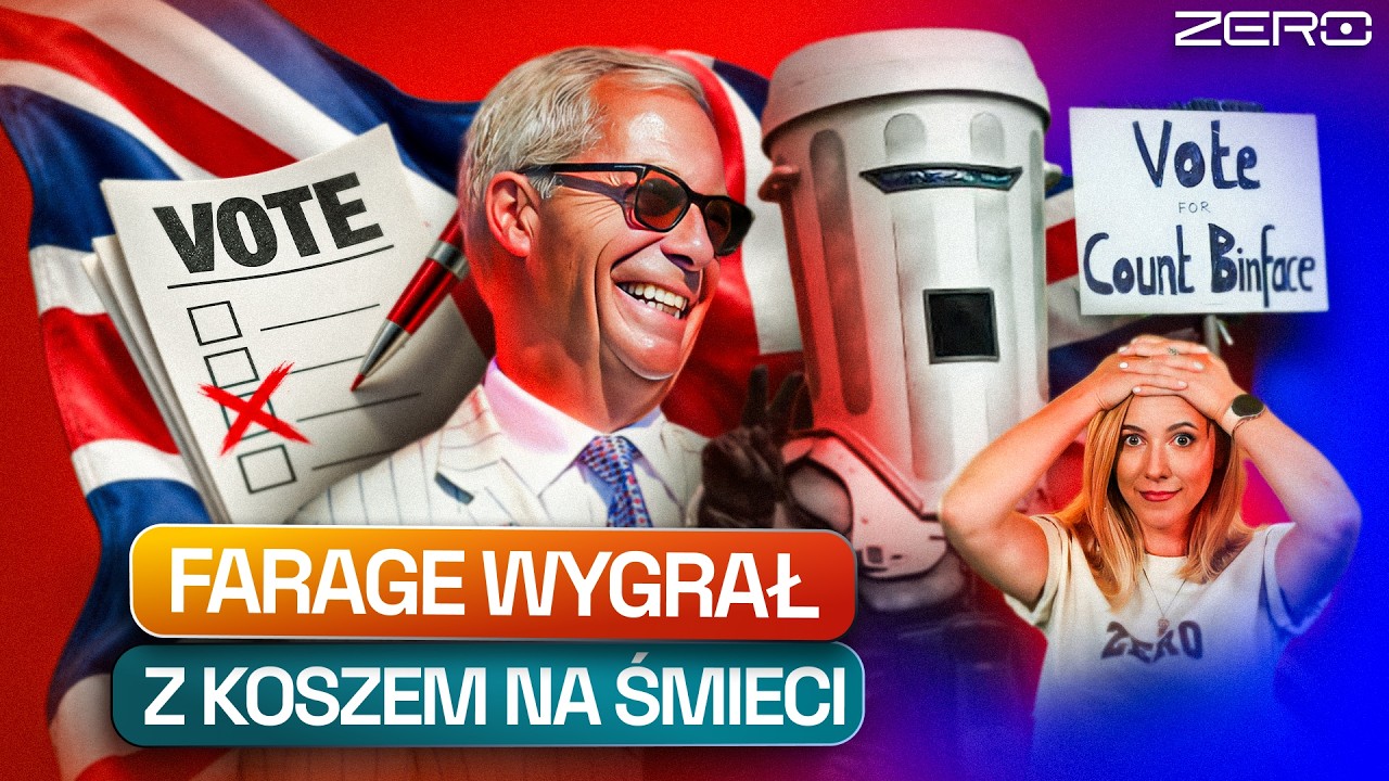 NIGEL FARAGE KONTRA HRABIA ŚMIETNIKOGŁOWY. WYBORY W WIELKIEJ BRYTANII TO KABARET