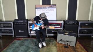 Video thumbnail for Louis Electric Amplifiers Bluesbreaker 2x12" combo, Blues City Music guitar amplification demo HD by Blues City Music, LLC.