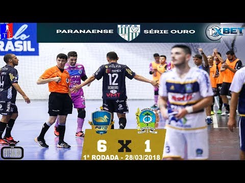 Jogo Completo Pato X São José dos Pinhais | 1ª Rodada | Campeonato Paranaense de Futsal 2018