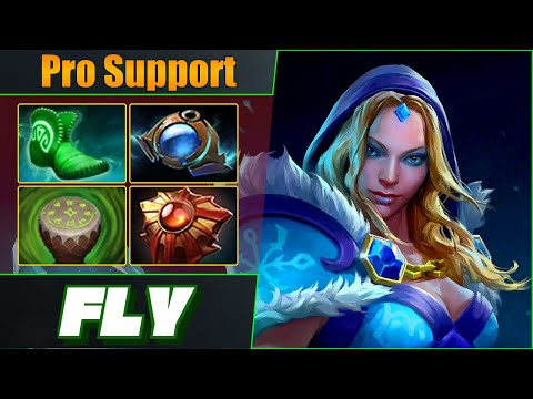 Fly - Crystal Maiden Support - Dota 2 - Full Pro Gameplay - Improve Your Gameplay!
