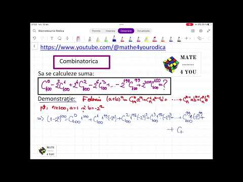 Combinatorica-Suma 2 Clasa a X-a +