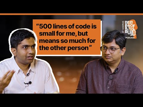 K. Vignesh, HyperVerge |“ A 500 line code is small for me, but means a lot for another person"| Ep.5