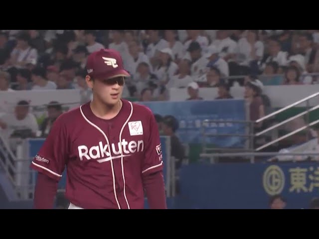 【4回裏】イーグルス・内星龍 1アウト満塁のピンチをダブルプレーで切り抜ける!!  2024年7月9日 千葉ロッテマリーンズ 対 東北楽天ゴールデンイーグルス