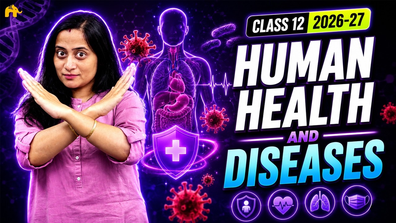 Human Health and Diseases Class 12 | Biology NCERT Chapter 7  One Shot | CBSE NEET