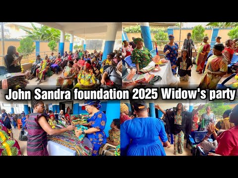 FEEDING 250 WIDOWS DURING CHRISTMAS | 2025 WIDOWS PARTY | JOHN SANDRA FOUNDATION 