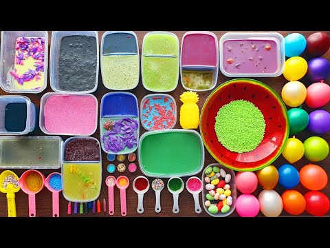 Slime Smoothie - Mixing Old Slimes and Stuff from Balloons