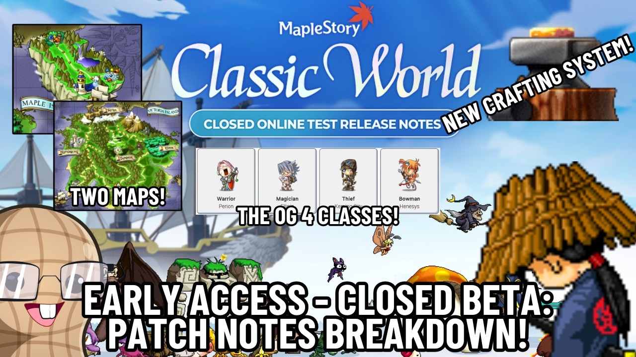 MapleStory Classic - Closed Beta Patch Notes Breakdown! | Closed Beta | MapleClassic 2026 |