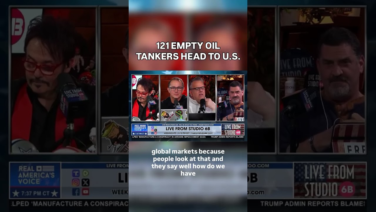 121 EMPTY OIL TANKERS HEAD TO U.S. reports.