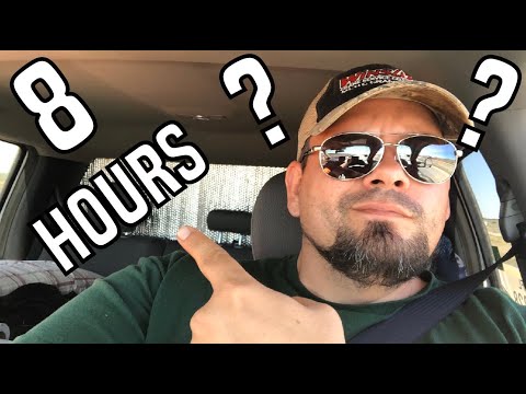 Part of a video titled Sleeping in a Hotshot Truck - Is it legal? The Great Debate - YouTube