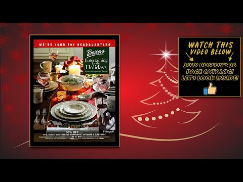 2019 Boscov's Department Store Christmas Catalog!