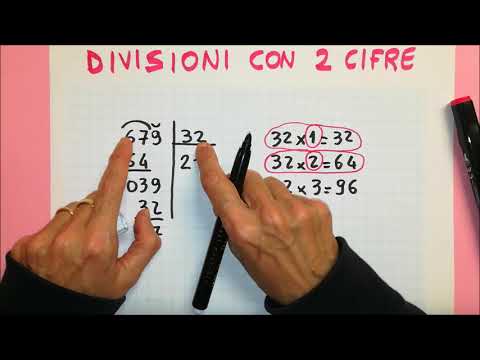 Divisioni con 2 cifre al divisore