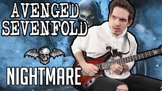 Avenged Sevenfold | Nightmare | GUITAR COVER (2021) + Screen Tabs