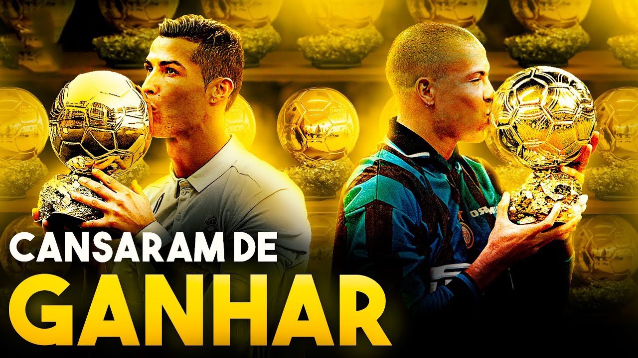 10 jogadores com MAIS BOLAS DE OURO na HISTÓRIA 🔥
