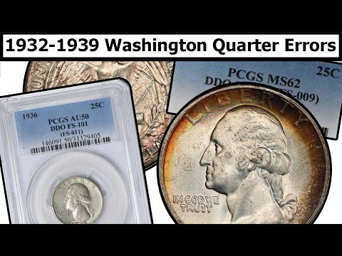 1932-1939 Washington Quarter Errors & Varieties Complete Guide - Values & Clear Explanation