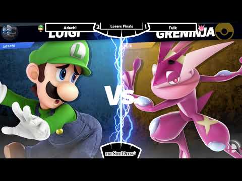 The Side Deck #65 - Adachi (Luigi) VS Fulk (Greninja) - SSBU Losers Finals