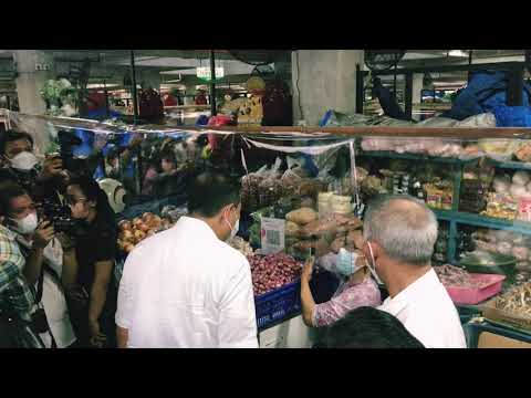Kunjungan kerja oleh Menteri Perdagangan Republik Indonesia (Muhammad Lutfi) Ke Pasar Badung Kota De