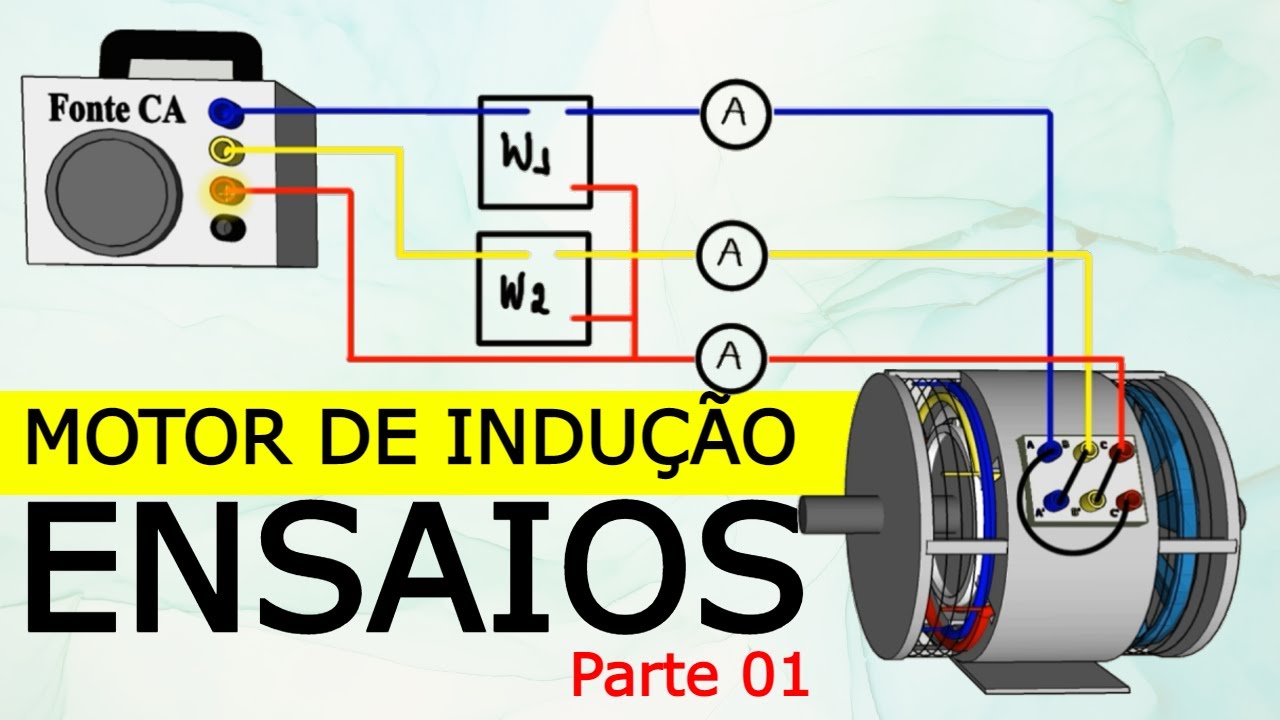 Ensaio em Vazio e de Rotor Bloqueado do Motor de Indução Trifásico seguindo Norma Técnica #16A
