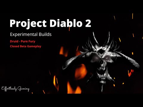Project Diablo 2 - Druid Fury experimental build - T3 map