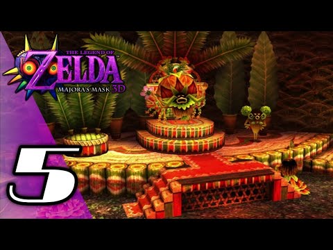 The Legend of Zelda: Majora's Mask 3D - 100% Walkthrough Part 5 - Deku Palace