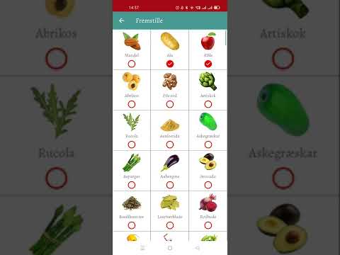 Indkøbsliste for dagligvarer Video