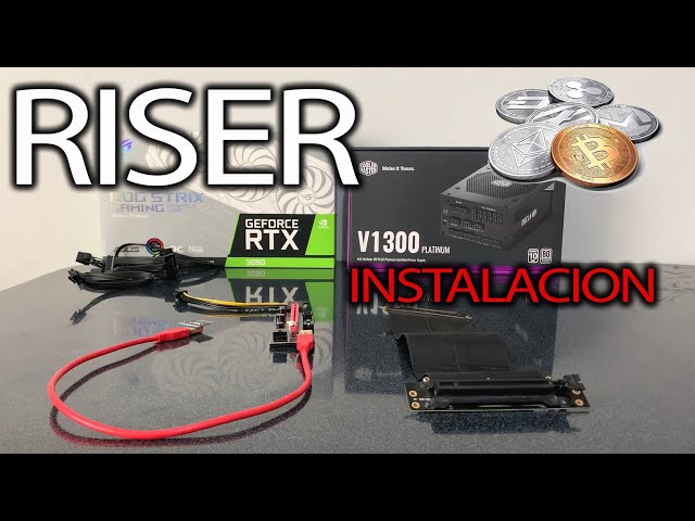 Vídeo relacionado con YABOANG Ver009S-plus PCI-E Riser 16x a 1x para Bitcoin ETH Monedas Minería Powered Riser Tarjeta Adaptadora, 8 condensadores fijos, GPU Crypto Cable de divisa con cable de alimentación USB, 1 paquete