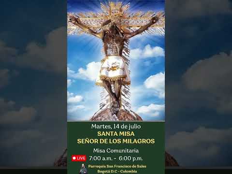 Julio 14 - Invitación Santa Misa Señor De Los Milagros