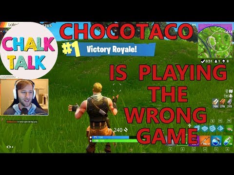 ChocoTaco Is Playing The Wrong Game (Fortnite)
