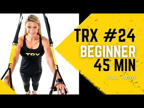 TRX with Shana Workout #24: 45 Minute Beginner Full Body TRX Strength