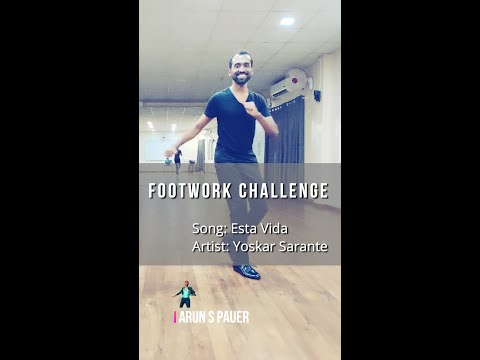 Esta Vida | Yoskar Sarante | Footwork Challenge - Arun S Pauer | Salsa Madras