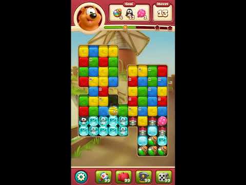 Toon Blast Level 7854 - NO BOOSTERS 🐻🐺🐱 | SKILLGAMING ✔️